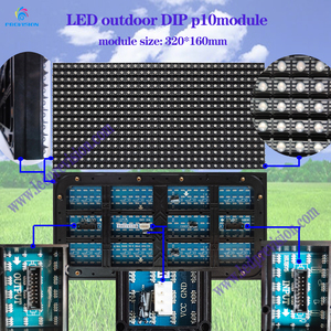 DIP açık P8 RGB Led matris modülü 8mm piksel aralığı 320*160mm ekran 800 nokta 1/5 tarama 8500 Nits IP65 değerlendirme dış mekan kullanımı için - Product Image 5