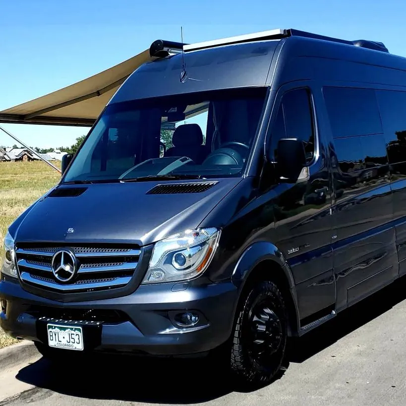 Mer-cedes-benzi Sprinter 2500 4x4 Sportsmobile coche usado 2018 LED 2020 eléctrico 12 Metal cuero Turbo imagen oscura MERCEDES BENZ