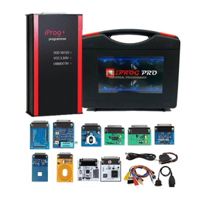 Iprog Pro con 11 adaptadores completos V87 V89 para IMMO OFF KM Radio Airbag Reset Iprog Pro Key Programmer IPROG ECU herramienta de programación