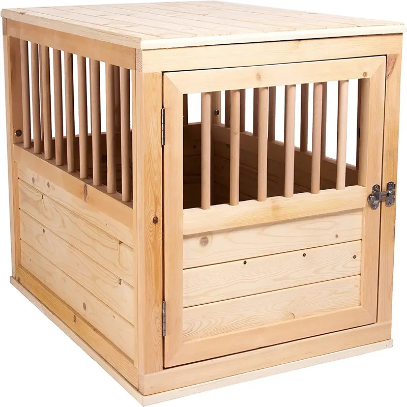 HOYE CRAFTS Hunde-und Katzen käfige Indoor Kennel Furniture Wooden Dog House