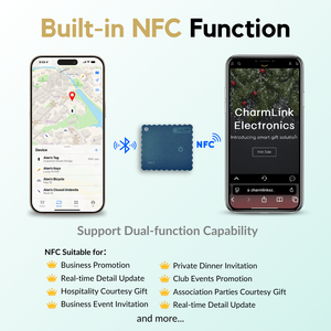 Premium NFC/RFID Smart Business Tracker Programmable PVC Mini Tag for Company Friends Mini tracker Wallet tracker