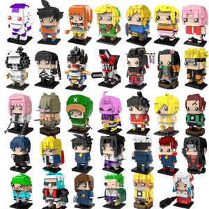 2025 Figura Anime Brick Head Mini Juguete Educativo Construcción MOC Bloques Anime Regalo para Niños - Product Image 1