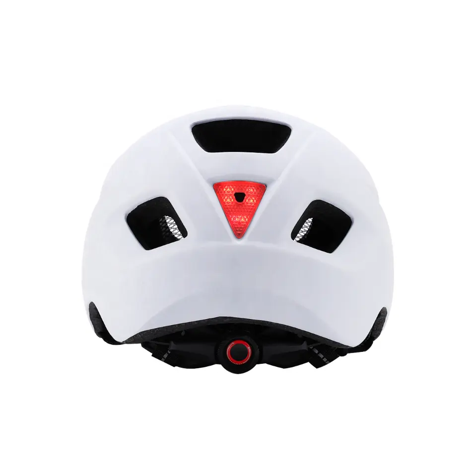 Casco de bicicleta con luz trasera para hombre y mujer, alta calidad, para ciclismo, patinete