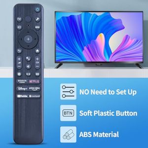 Toptan RMF-TX810U Sony akıllı TV için 2023 ses uzaktan kumanda plastik haddeleme ve çoğu model için sabit kod - Product Image 4