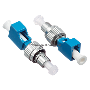 Whosale Cheap LC-FC Flange Coupler Fiber Adapter FC/Upc Male to LC/Upc Female Fiber Optic Hybrid Adapter Small Flange Coupler