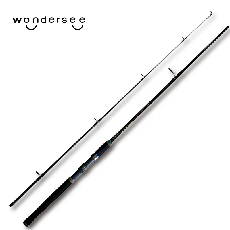 Wondersee 1.65-2.7M pesce gatto canna da pesca ultra leggera filatura telescopica canna da pesca per l'oceano barca pesca