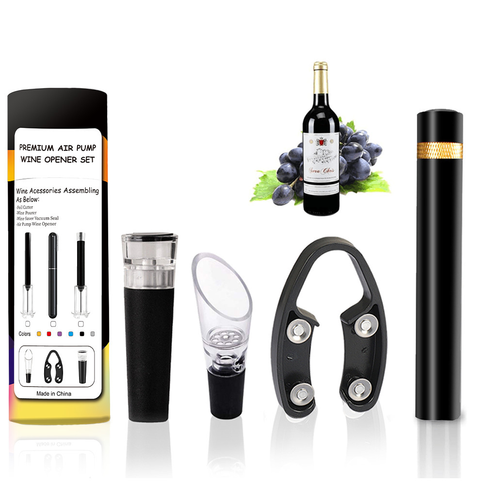 4-piece set-gold magnetic air pressure bottle opener