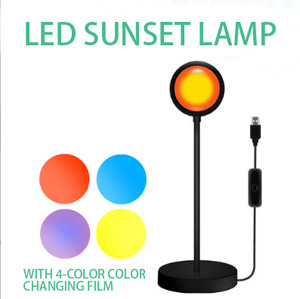 Fabrika doğrudan dim uzaktan kumanda satış Sunset işık Rgb düğme Led Spot gece lambası - Product Image 3