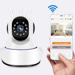 กล้องวงจรปิด CCTV อัจฉริยะระบบแพนกระเบื้องกล้องเครือข่ายรักษาความปลอดภัยไร้สาย Wi-Fi LED สำหรับใช้ในบ้านมองเห็นกลางคืนและติดตามอัตโนมัติ2MP - Product Image 1