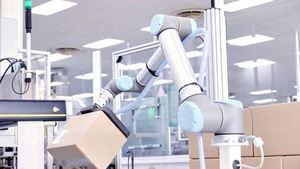 Robot colaborativo UR10e Cobot Arm con pinza de vacío robótica como robot de manipulación automática de almacén - Product Image 2