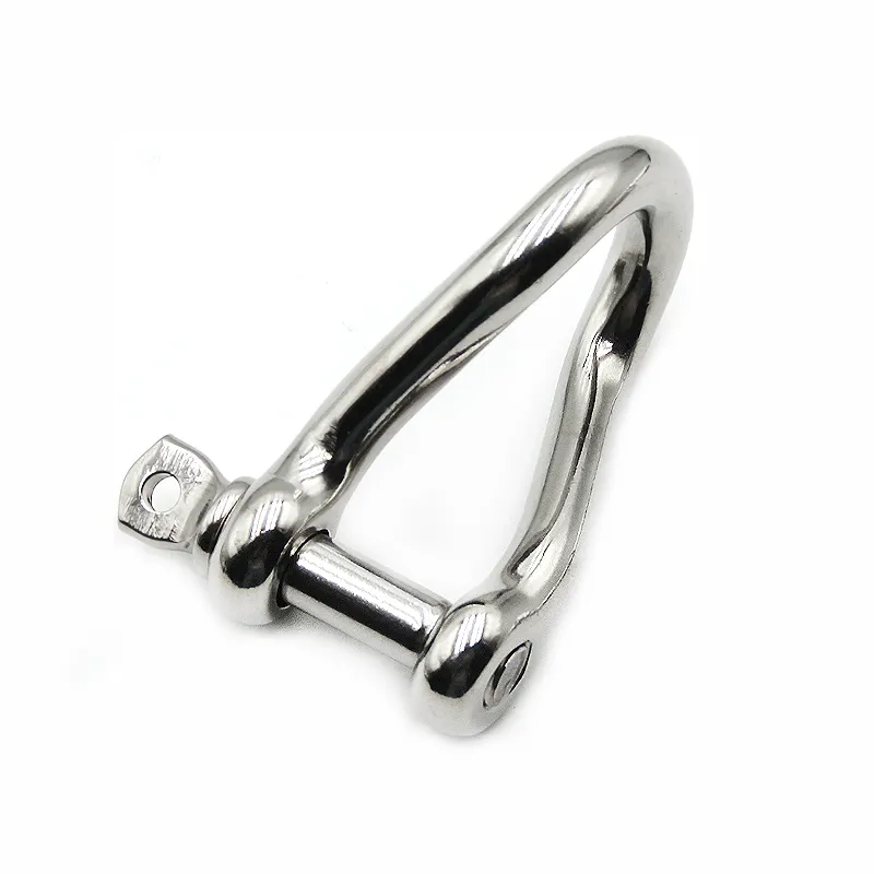Hot Sale Stainless Steel D-Shackle Retail Industry Key Pin Shackle Wire Rope Fittings With Bar