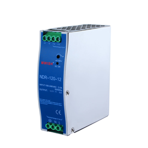 WGZX NDR-120-24交流至DC Din导轨开关电源100-240伏输入5V 12V 24V 48v输出10A发光二极管应用60赫兹频率 - Product Image 3