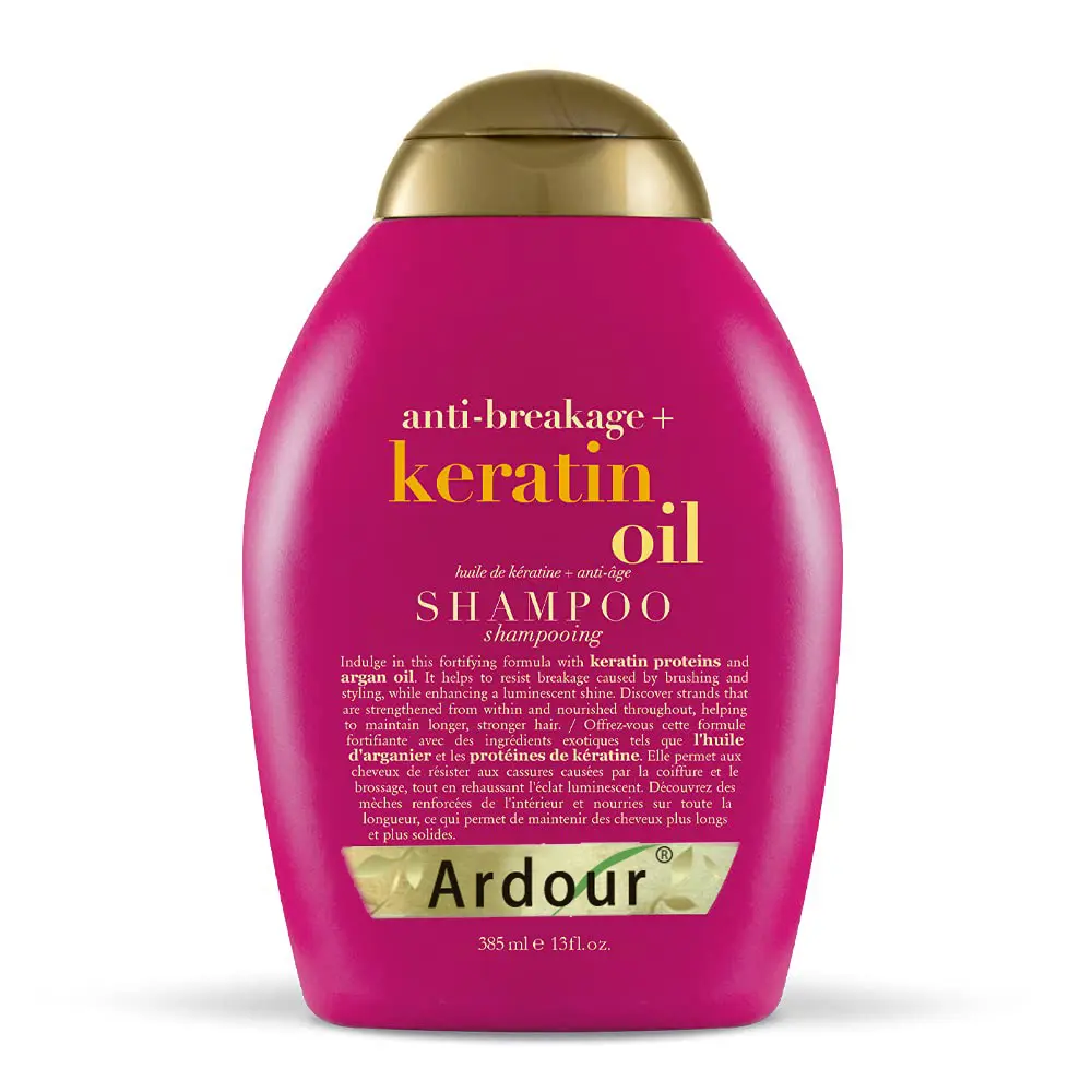 Shampoo de óleo de queratina anti-ruptura Organix, 385ml