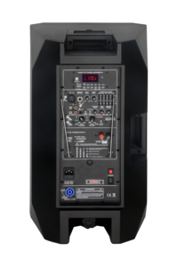 Audio professionale 15 pollici attivo Subwoofer amplificatore alimentato in plastica altoparlante con DSP e bluetooth per musicisti uso esterno - Product Image 3