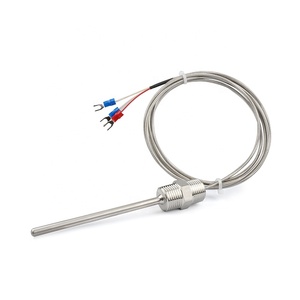 Đầu ra kép Class A/B kỹ thuật số cảm biến nhiệt độ bền RTD PT100 cặp nhiệt điện 1/2 \ "NPT chủ đề mới Nhiệt kế kỹ Thuật Số Kép - Product Image 1