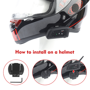 Durable motocicleta intercomunicador Bluetooth casco auriculares - Product Image 3