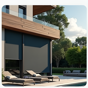 High Quality Customizable Vertical Pattern Roller Shutter <strong>Door</strong> Panel for Balcony Furniture <strong>Shade</strong> Use Direct From Factory - Product Image 6
