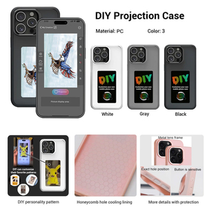 Akıllı NFC e-mürekkep durumda fotoğraf projeksiyon darbeye yumuşak TPU + PC kabuk kapak yeni INS iPhone 13 14 15 16 S23 Ultra S24 Ultra - Product Image 6