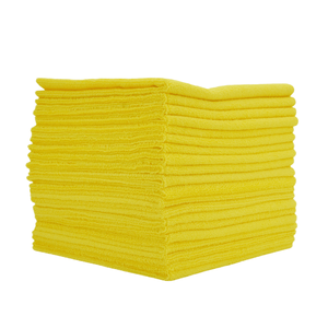 OEM מיקרופייבר מגבת שטיפת רכב 16x16'' 250gsm באיכות גבוהה עיסוי רכב מגבות ייבוש לניקוי רכב למטבח