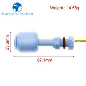 TZT 52mm PP Liquid <strong>Water</strong> Level <strong>Sensor</strong> Horizontal Float Switch Down For <strong>Arduino</strong>