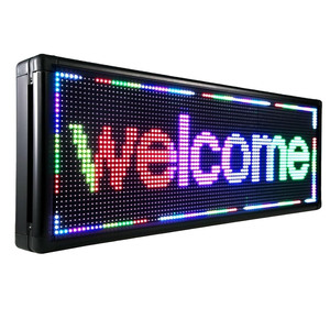 ベストセラー屋外P10フルカラーRGBLedテキストLedサインプログラム可能なLedスクロールスクリーン - Product Image 3