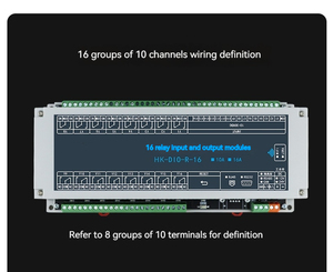 Módulo de entrada del interruptor de salida de relé Placa de expansión IO Placa de control PLC RS485 Modbus grado industrial - Product Image 6