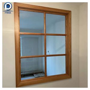 Prima Natural Solid Wooden <strong>Window</strong> Classical <strong>Style</strong> Pine Wood Awing <strong>Windows</strong> Folding Open <strong>Design</strong> with Steel <strong>Frame</strong> for House &amp; Villa - Product Image 5