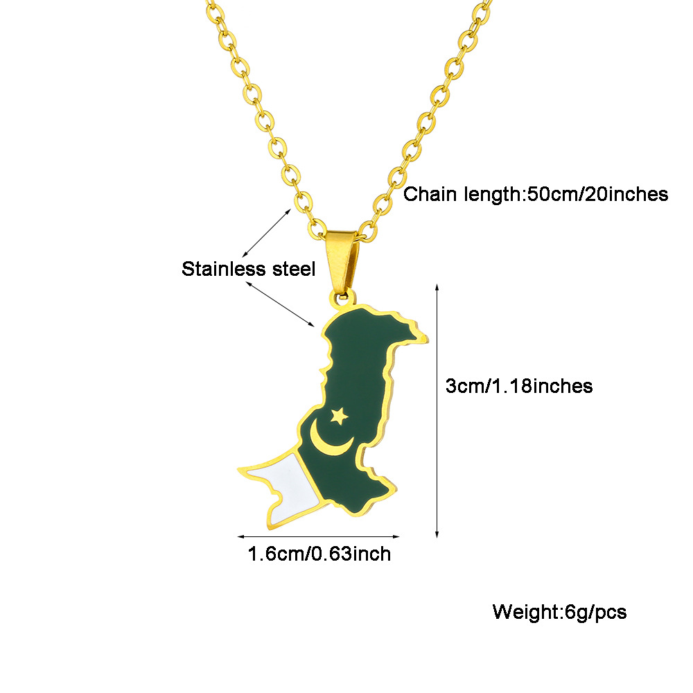 1 carte de l'or du Pakistan