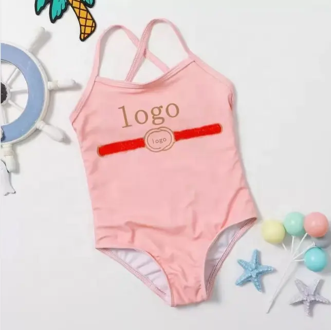 Costume da bagno intero per bambini Bikini personalizzato 2022 costume da bagno per ragazze Designer Baby Kids costumi da bagno abbigliamento