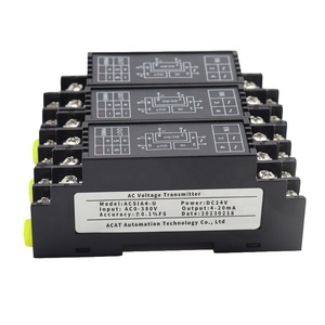 AC電圧センサー送信機信号アイソレーターコンバーター送信モジュール1 in 1 out 4-20mA 0-10VAC電圧トランスデューサー - Product Image 6