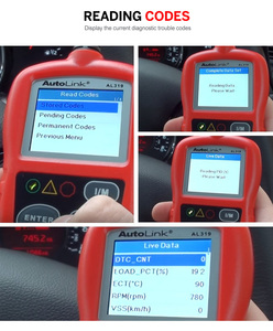 <strong>Autel</strong> <strong>Autolink</strong> AL319 Car Obdii Eobd Obd2 Diagnostic-Tool Can <strong>Code</strong> <strong>Reader</strong> With Color Screen <strong>Autel</strong> Al319 OBD 2 Scanner - Product Image 2