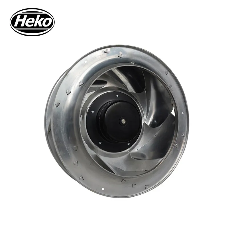 Ventilador centrífugo curvo hacia atrás resistente al agua doméstica HEKO 230V para ventilador centrífugo de bajo ruido AHU