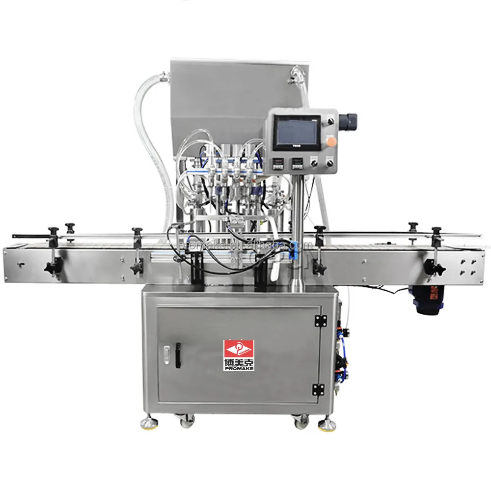 Factory Price Beverage Alcohol 4 Head Filling Automatic Liquid Filling Machine Provided 220V Filling Equipment Liquid Product