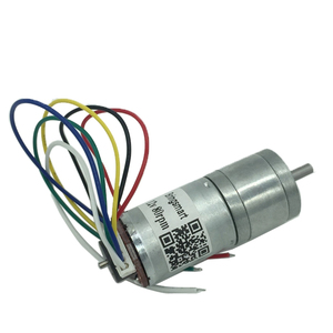 Bringsmart JGA25-370B Gear Motor <strong>12v</strong> DC Mini Electric Motor with <strong>Encoder</strong> for DIY Robot Toy - Product Image 1