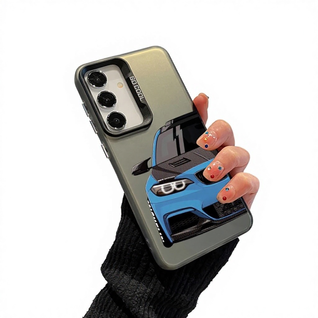 Coque laser voiture de sport anime s255p2 grise