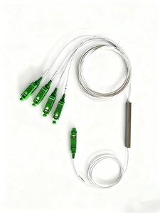 Plc 1x4 מיקרו מפצל אופטי מיקרו, sc/apc 1x4 מיני צינור חשוף סיבים - Product Image 3