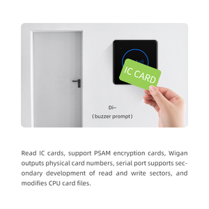 COOLCODE CR08 Smart Access Control <strong>Card</strong> <strong>Reader</strong> <strong>Tcp</strong> RS485 Wiegand 13.56mhz IC Nfc Access Control <strong>Card</strong> <strong>Reader</strong> for Office Buildings - Product Image 4