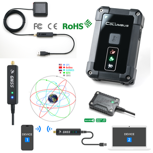 GPSデータロガーGNSS受信機アンテナ屋外マッピングカートラッカー & 地理測量位置レコーダー用 - Product Image 1