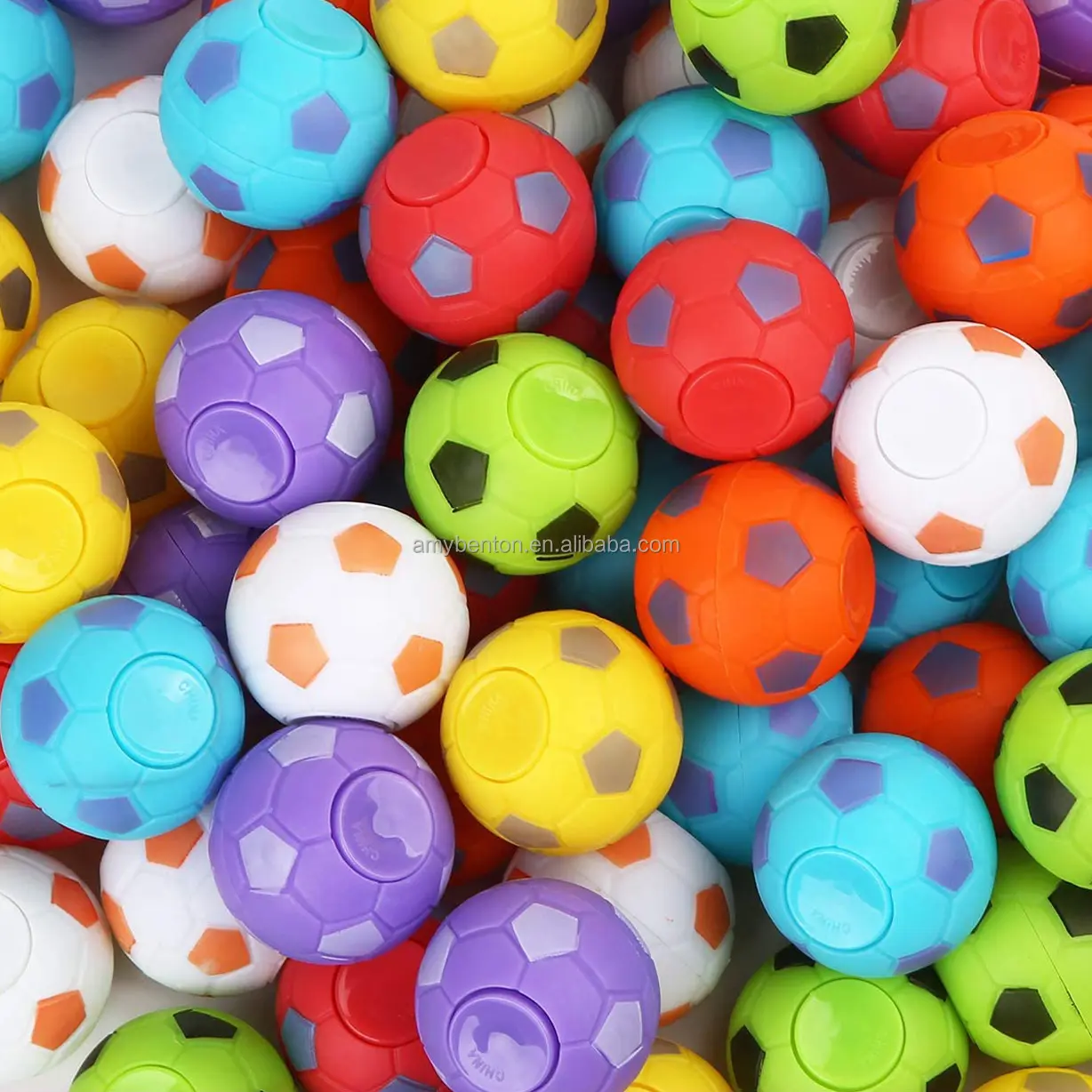 Fidgety Spinners Pelota de fútbol Juguetes Bolas de estrés Juguetes giratorios Pequeño dispositivo sensorial Dedo Spinner de mano Juguete de enfoque para niños Adultos