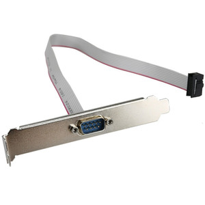 แผงคอมพิวเตอร์ IDC 10ขาต่อ DB9สายพีซีเคสการติดตั้ง RS232แจ็ค COM - Product Image 3
