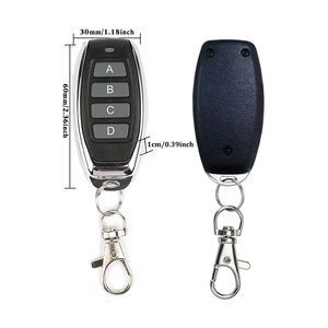 KT05-ABCD-4 433 MHz 4 Drücken Taste schalten Fernbedienung Lernen Code EV1527 drahtlos Ein-/Ausdruck Logo-Sender