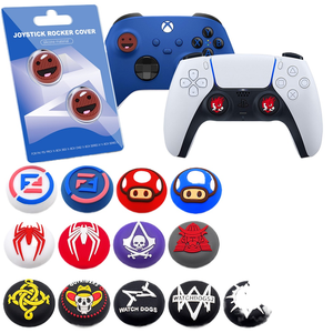 HiCyber 2個アナログサムグリップスティックカバーP5/P4/Xbox One/Switch Proゲームパッド用ゲームアクセサリー - Product Image 1