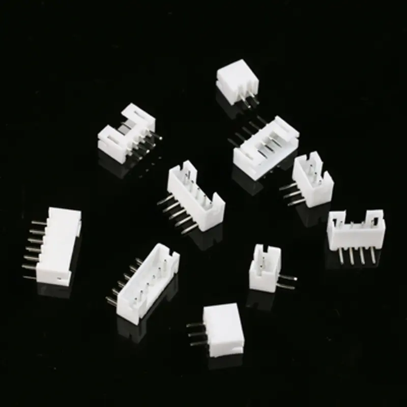 XH konektor PH 2P 3P 4P 5P 6P 7P 8-16Pin Lurus Pin Header soket sudut kanan 1.25MM 2.0 MM 2.54mm digunakan untuk Terminal PCB