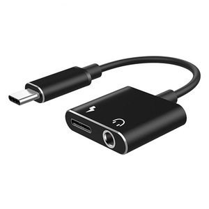 热卖2合1 C型至3.5毫米插孔转换器USB C至3.5毫米智能手机耳机和充电器适配器 - Product Image 3