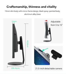 27 Inch Desktops Electronics <strong>Computer</strong> With Keyboard Touch Screen All in One Win 10 <strong>System</strong> Gamer <strong>Computers</strong> - Product Image 4