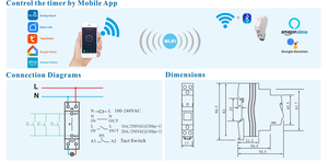 ATMS1602 Tuya Smart Life Timer Meter Countdown-Timer 30 Ein-oder Ausschalten von Programmen täglich oder wöchentlich - Product Image 2
