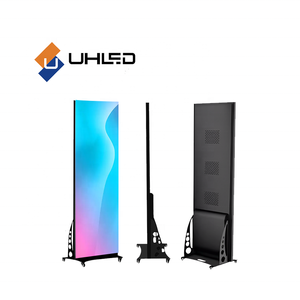 UHLED 640X1920mm P2 Flooring Standing <strong>Led</strong> Poster WiFi Control System Easy to <strong>Move</strong> Poster <strong>Display</strong> Panels <strong>LED</strong> Poster <strong>Screen</strong> - Product Image 3