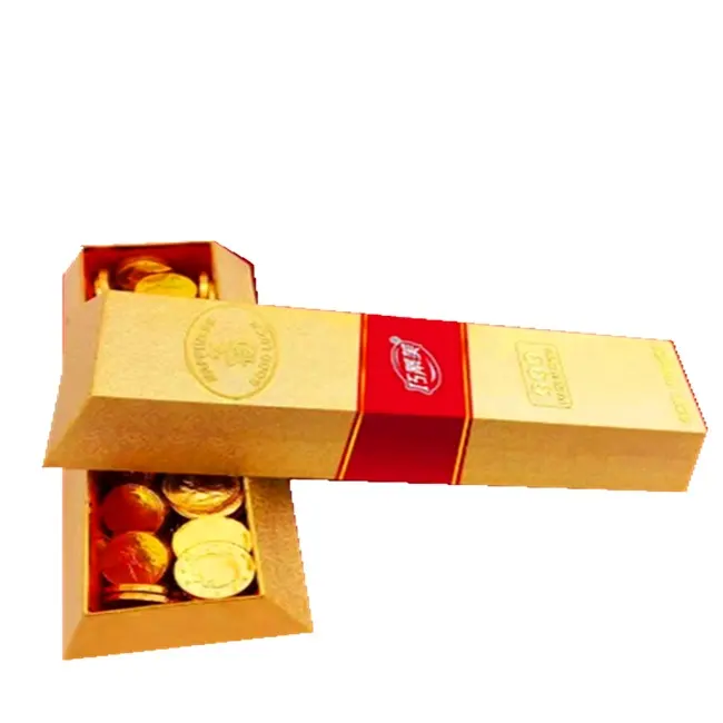 ゴールデンカラーアルミ箔紙チョコレートギフト包装紙チョコレート包装紙