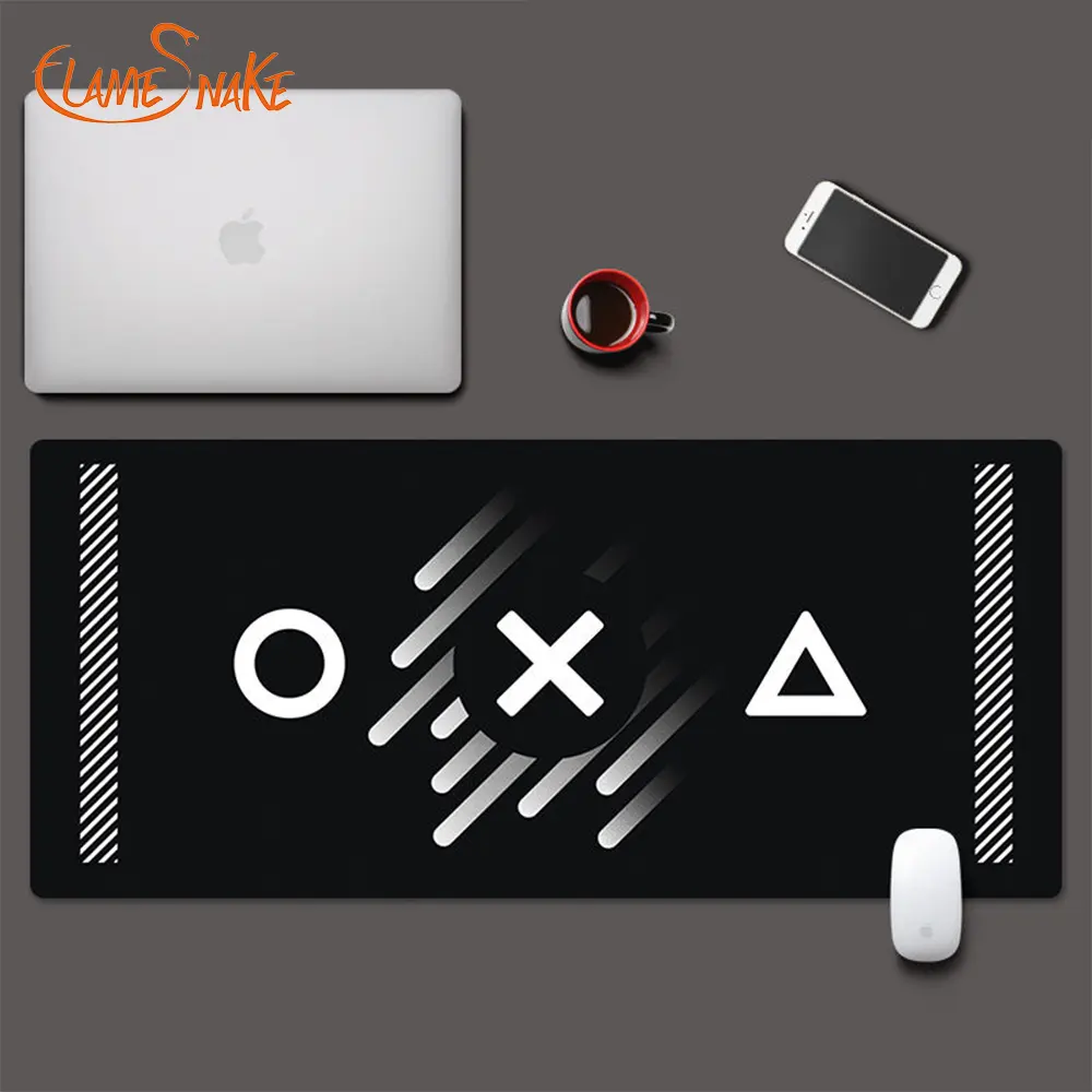 Oversized simples jogo teclado pad personalizado mouse pad