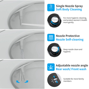 Cold Water Slim Non Electric <strong>Bidet</strong> Attachment for Toilet Self Cleaning Single Retractable Nozzle <strong>Bidet</strong> Attachment Spray <strong>Bidet</strong> - Product Image 6
